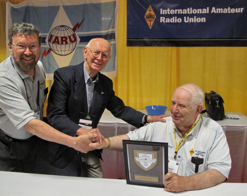 Larry Price induction ceremony into the Canadian Amateur Radio Hall of Fame in May 2016.