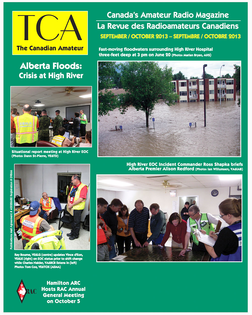 Cover of September-October 2013 issue of The Canadian Amateur magazine